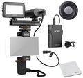 Smartphone Video Kit with Grip Rig, Wireless Lavalier Microphone, LED Light & Wireless Remote X747229