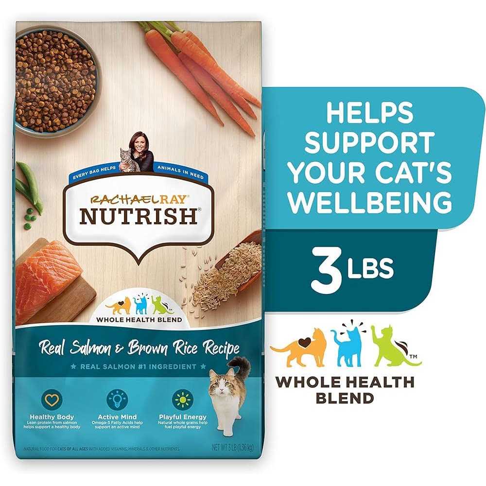 Salmon Brown Rice Recipe Dry Cat Food X811673