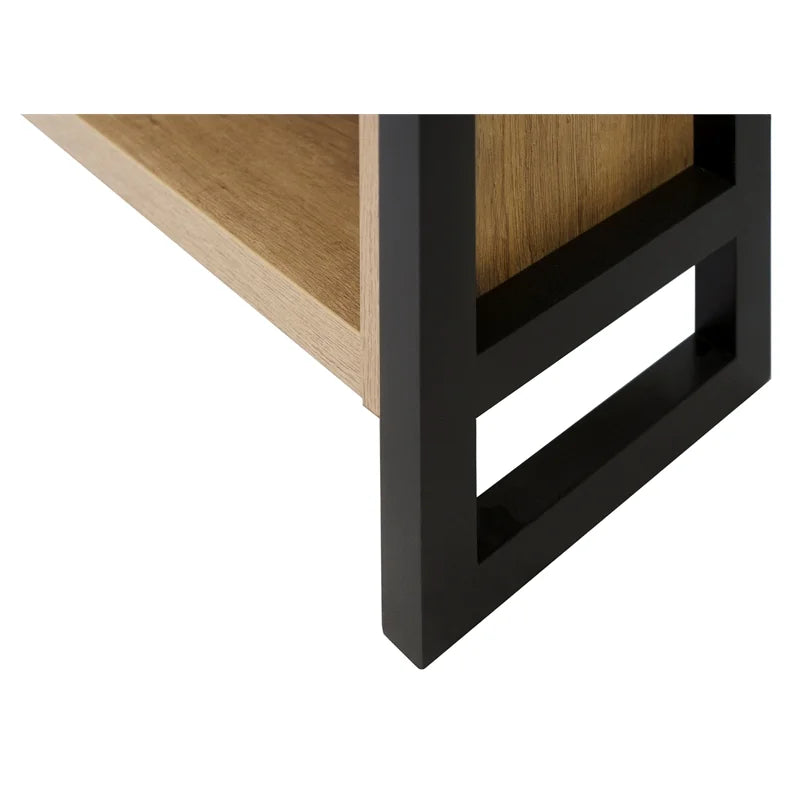 Modern Open Wood Laminate Bookcase N49256