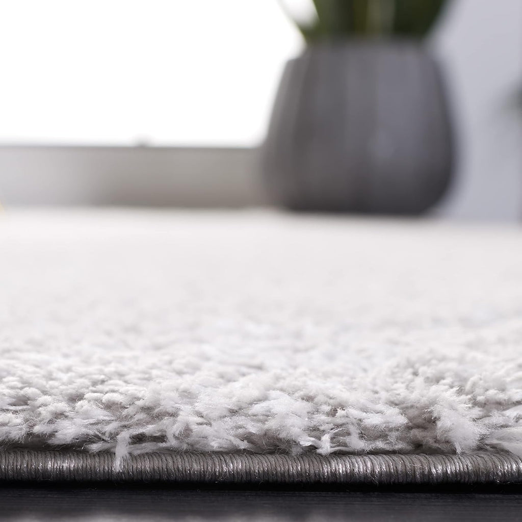 Light Grey 8' x 10' Shag Area Rug K2612