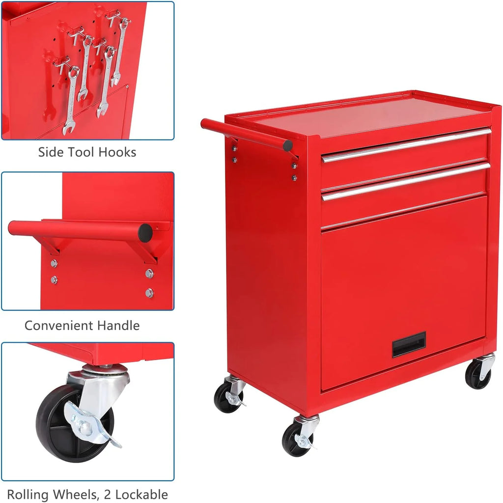 8 Drawer Rolling Tool Chest with Lock I667