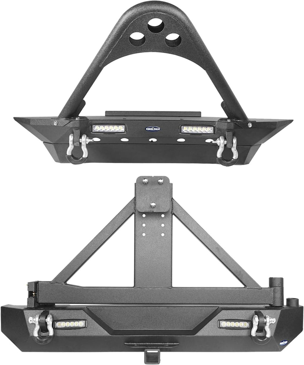 Front & Rear Bumper Combo with Tire Carrier U485
