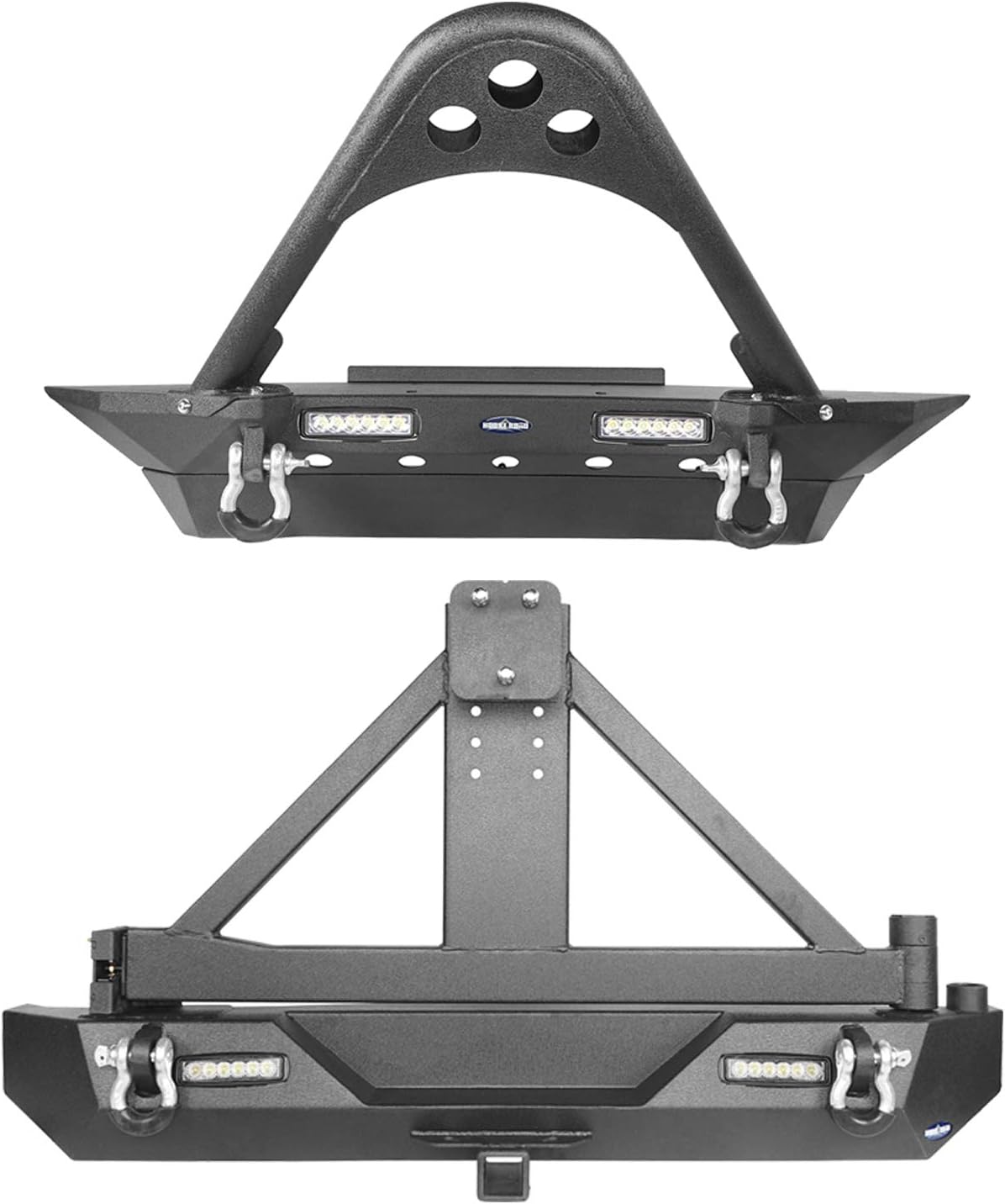 Front & Rear Bumper Combo with Tire Carrier U485