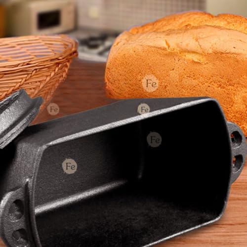 Cast Iron Bread Loaf Pan with Lid D2100