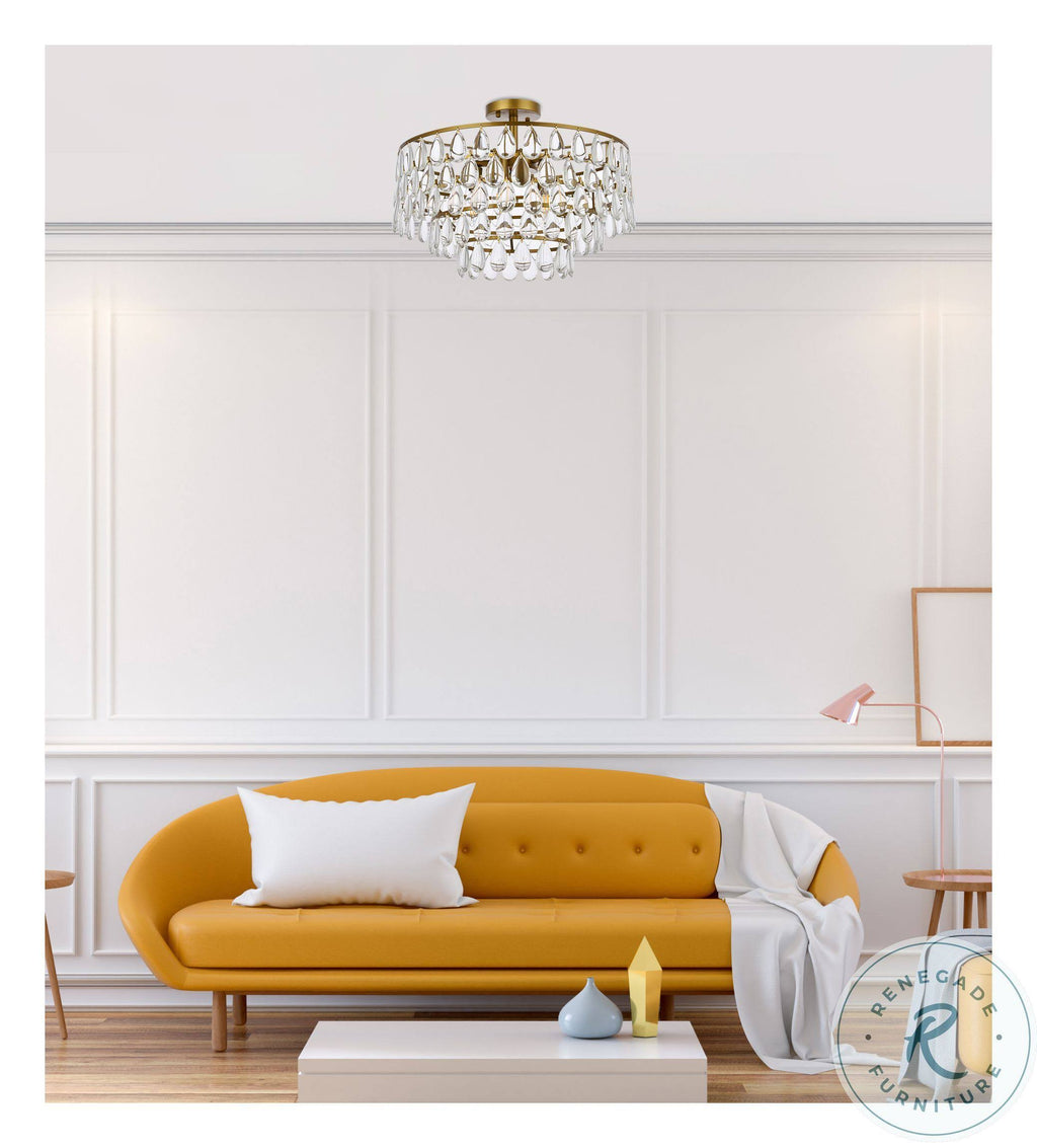 Brass Flush Mount A87227
