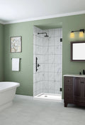 Frameless Hinged Shower Door Oil Rubbed Bronze X575138