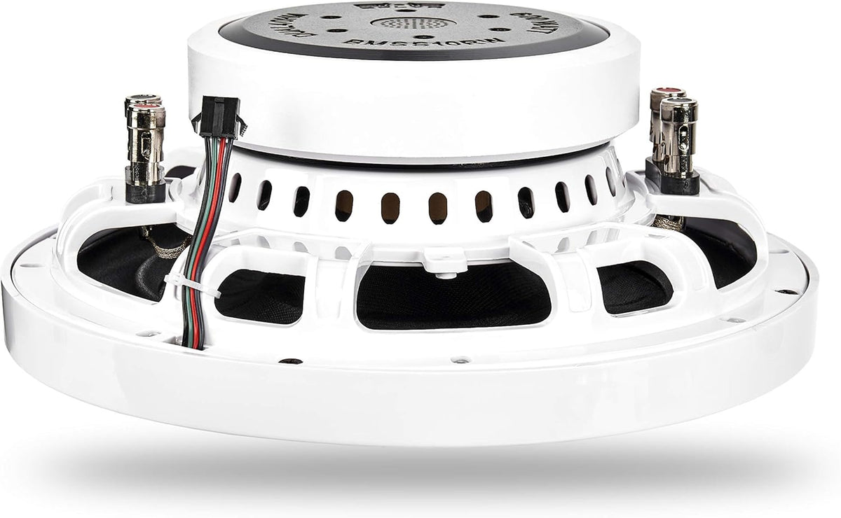 Marine Subwoofer Shallow 10" with Multicolor RGB Lights Pack of 2 R4809