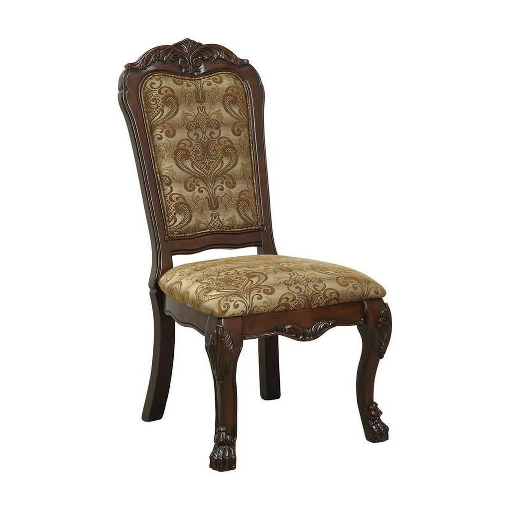 Solid Wood Padded Dining Chair Set of 2 A111