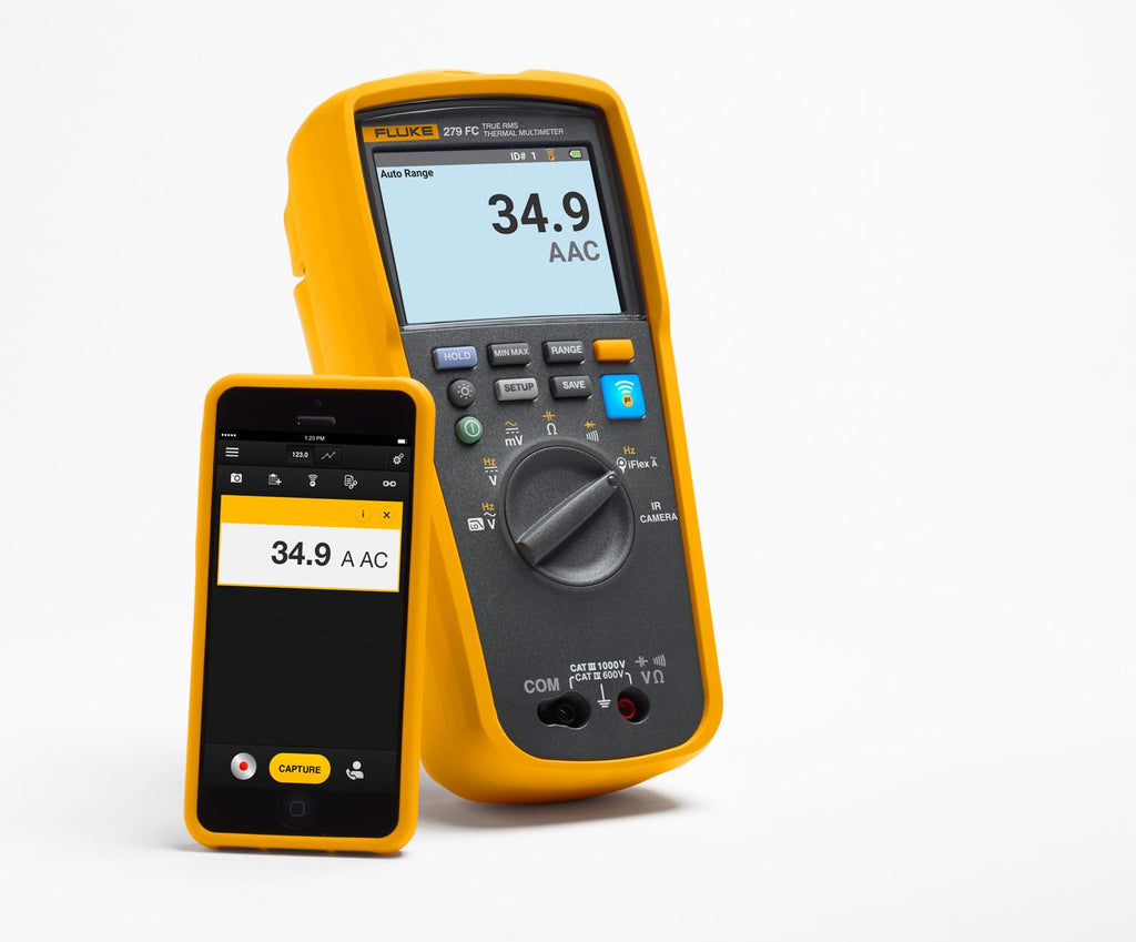 Wireless TRMS Thermal Multimeter with Built-in Thermal Imager P15746