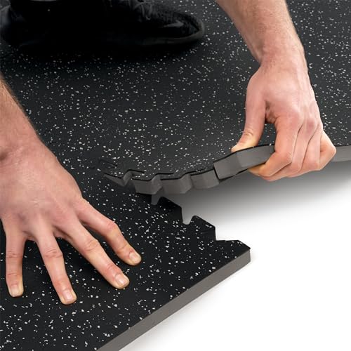 Interlocking Dual Density Rubber Top EVA Foam Floor Mat E786