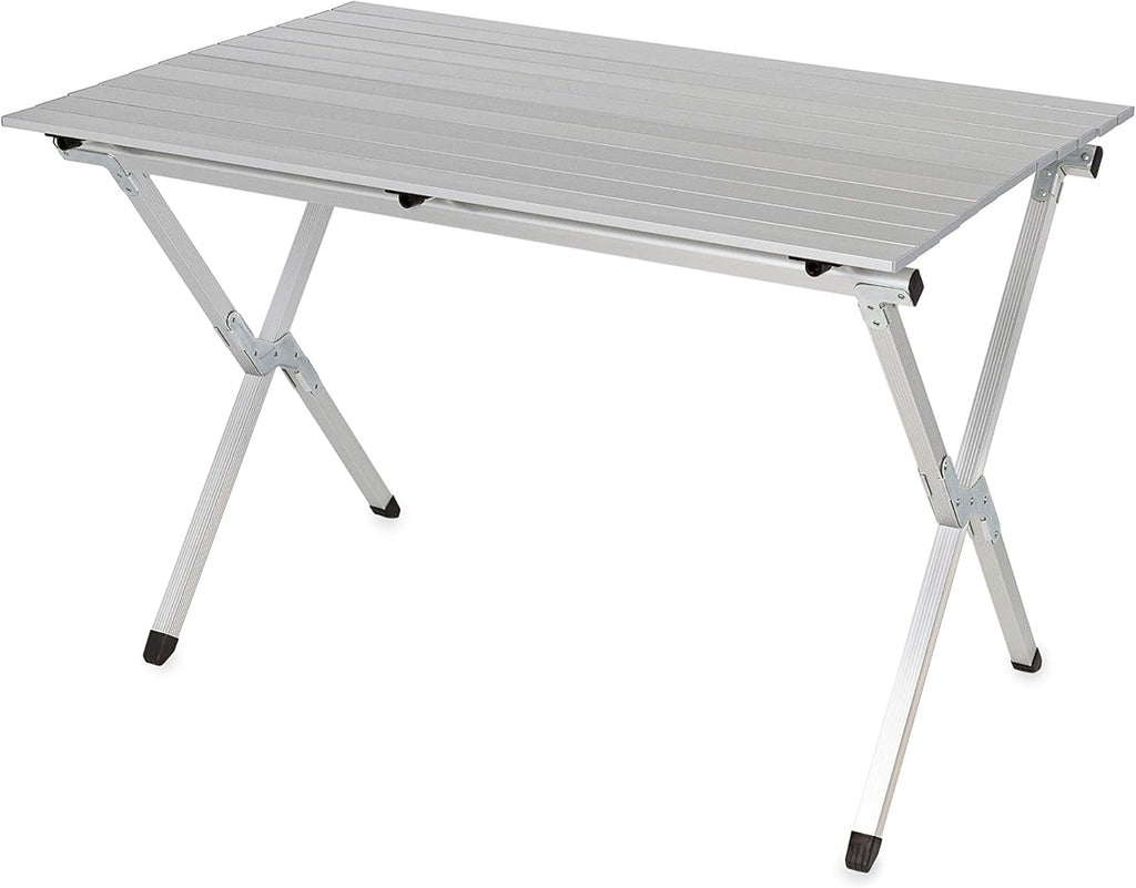 Aluminum Roll-Up Campsite Table with Carrying Bag A725572