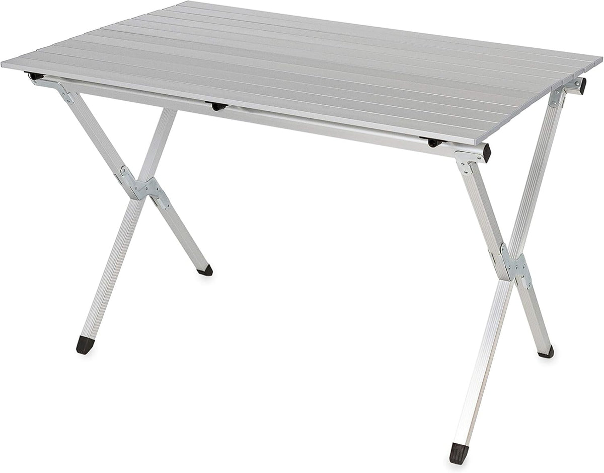 Aluminum Roll-Up Campsite Table with Carrying Bag A725572