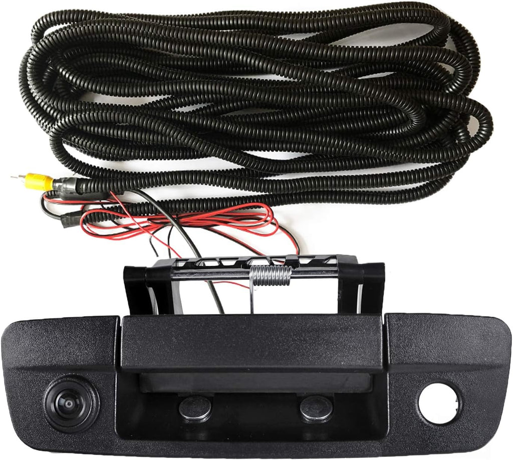 Black Tailgate Backup Reverse Handle with Camera R674