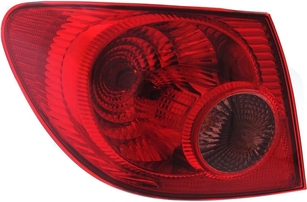 Pair Rear Tail Lights Assembly Unit for Toyota Corolla F822