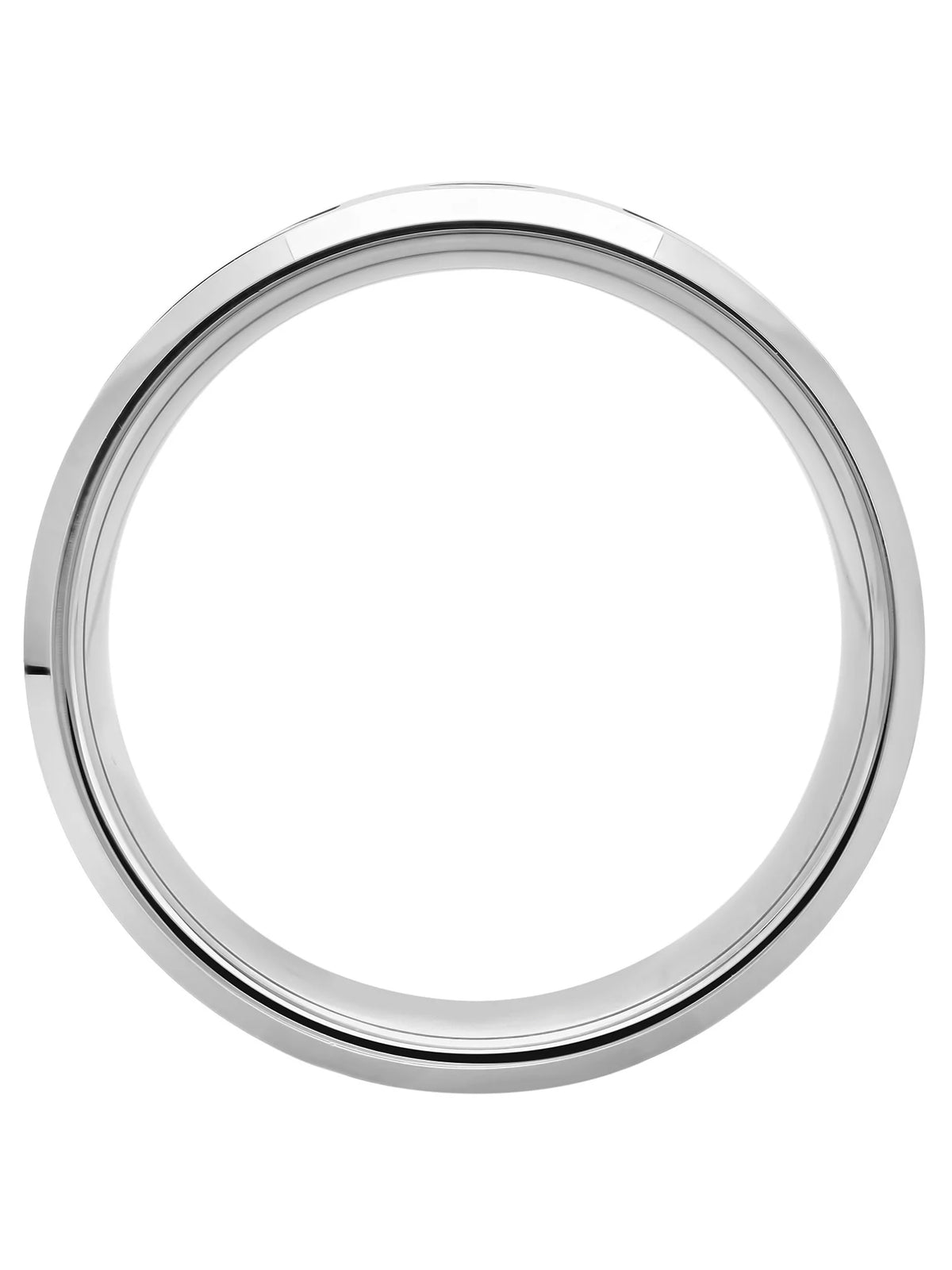 8mm Tungsten Carbon Fiber Men's Ring G2485