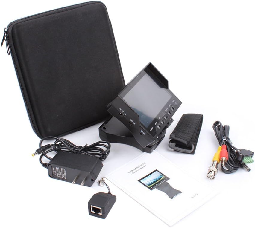Handheld 4.3 TFT LCD CCTV Analog Camera Tester with 12V Output J7533