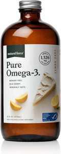 Lemon Flavor Fish Oil Liquid 1,326 mg Omega 3 16 Oz C75407