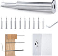 10Pack Cable Railing Kit Invisible 1/8" T316 Stainless Steel Swage Tensioner for Wood Metal Post Deck Stairs L99684