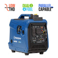 2550 Peak Watt Dual Fuel Portable Inverter Generator Q83547