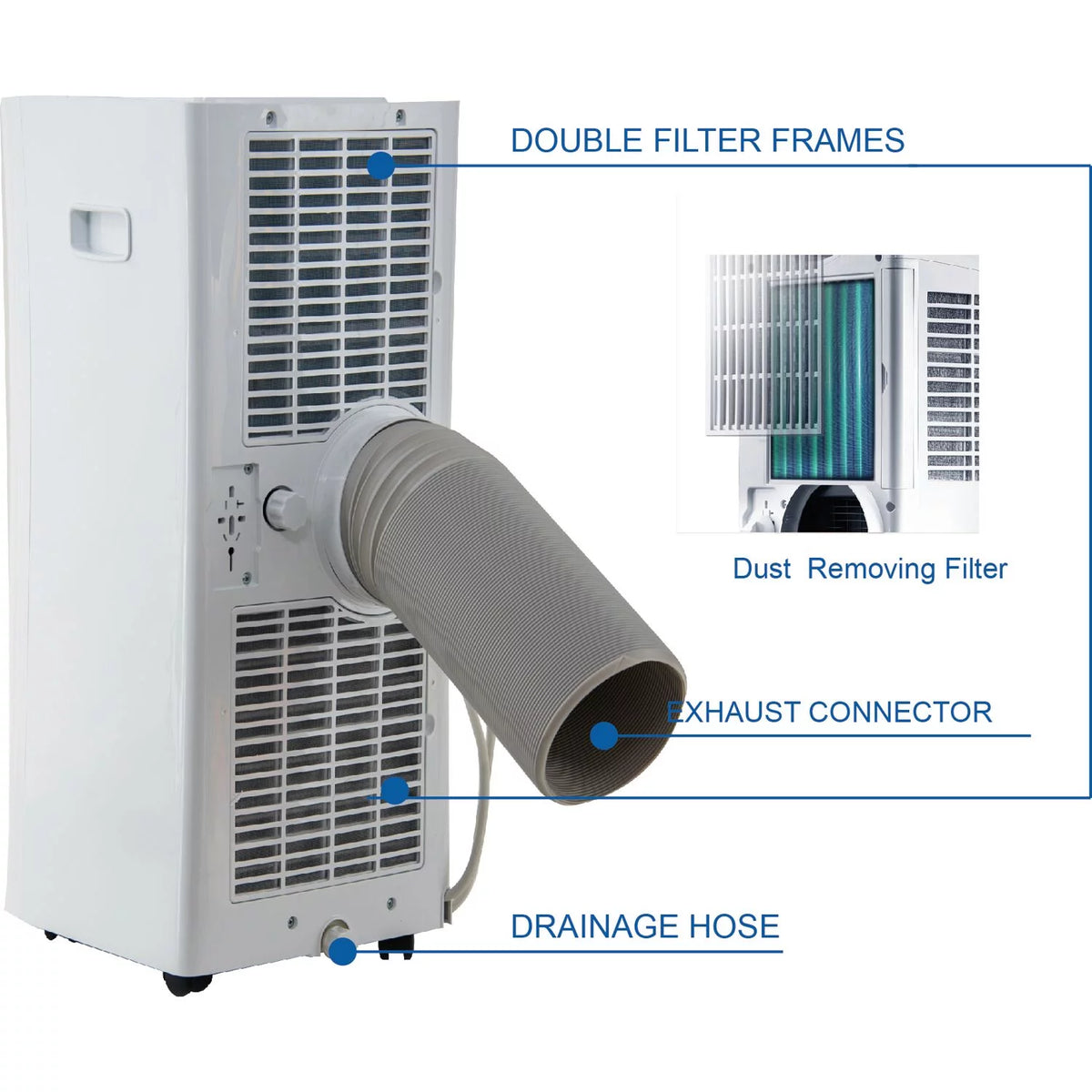 Portable Air Conditioner with Remote Control White N4971