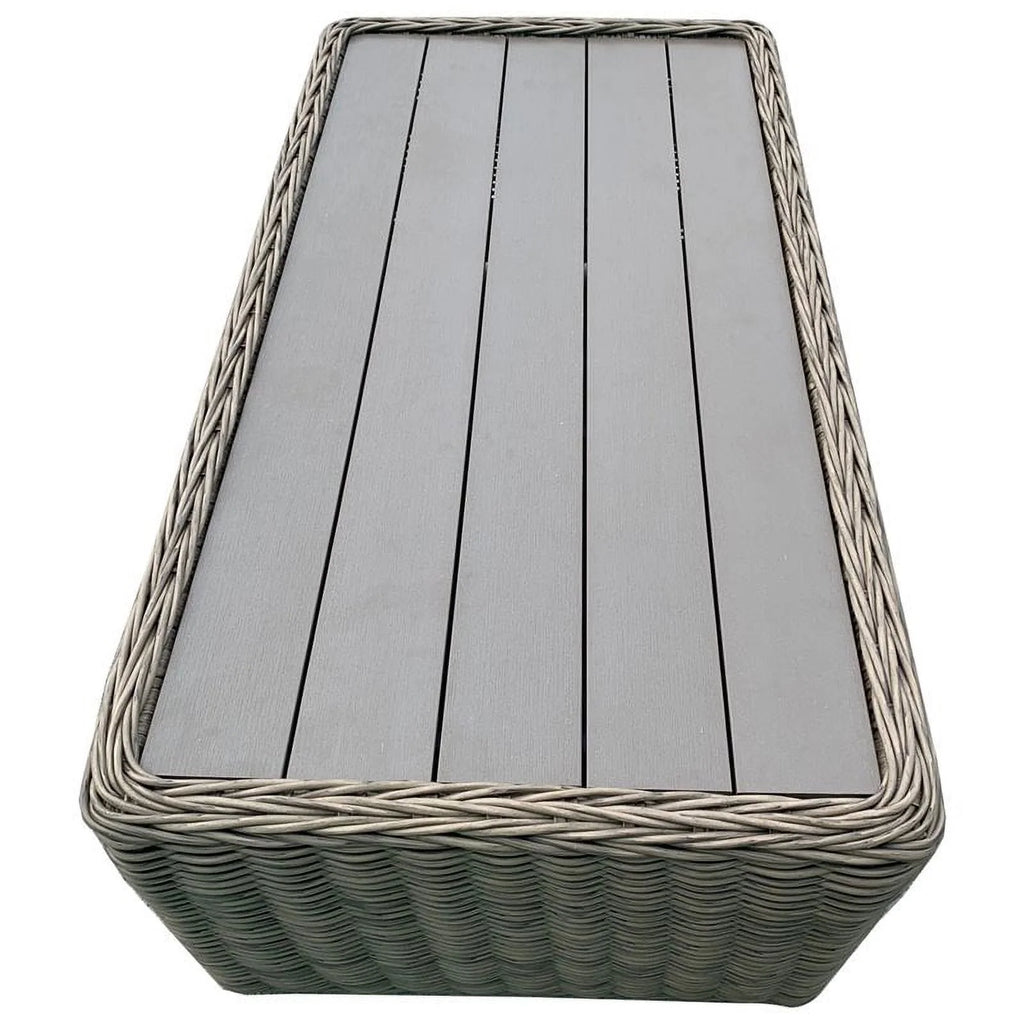 Dark Beige Aluminum Frame Coffee Table X752