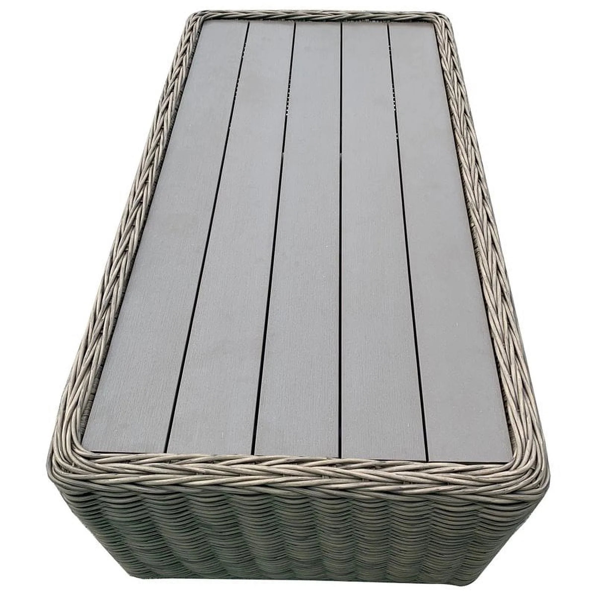 Dark Beige Aluminum Frame Coffee Table X752