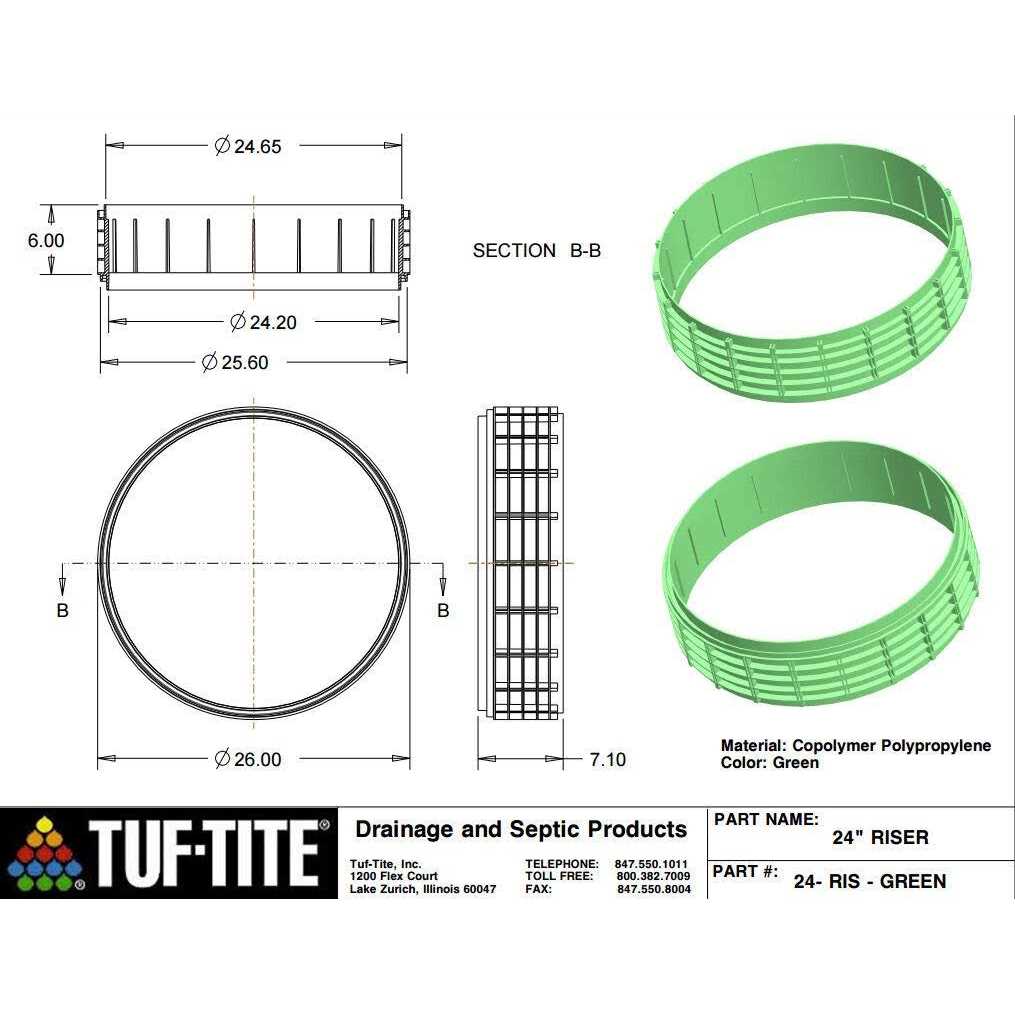 Septic Tank Riser E8568