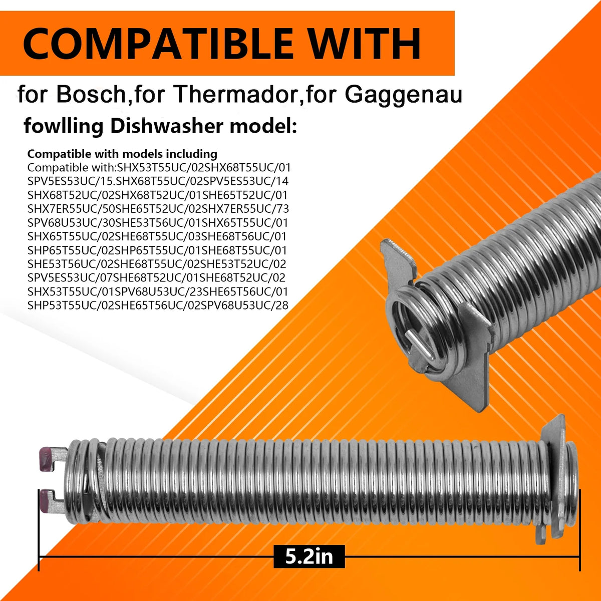 Dishwasher Replacement Door Spring Kit C249