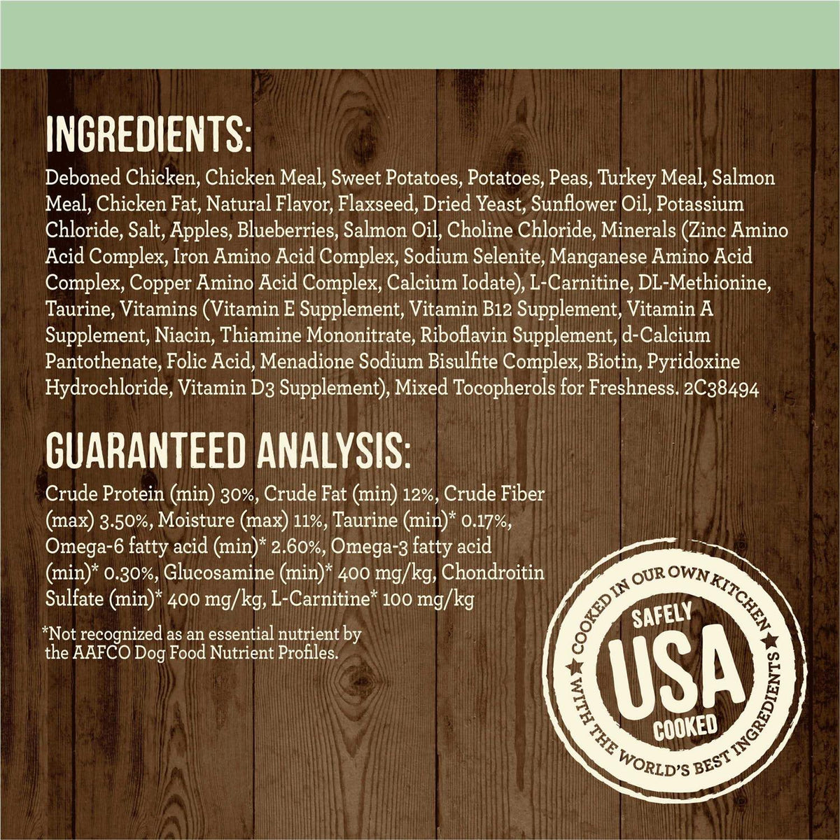 Grain Free Chicken Sweet Potato Recipe Senior Dry Dog Food A164