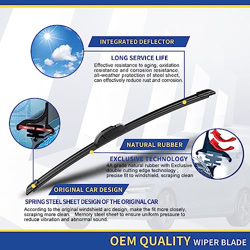 3 Wipers Replacement Set 26"+22"+11" W2447