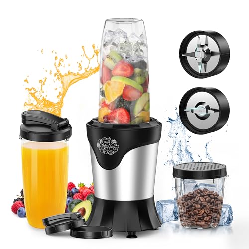 1100W Portable Personal Blender with 2 22Oz To-Go Cups U6417