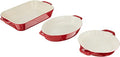 3pc Ceramic Baking Dish Set M8879