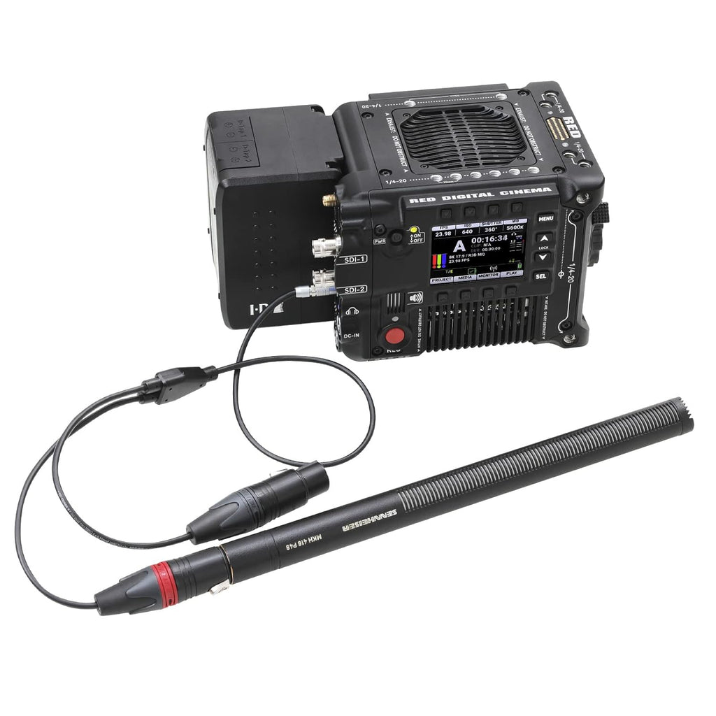 XLR 3 Pin Female to 5 Pin Male Dual Channel Audio Cable 15 inches Q764880