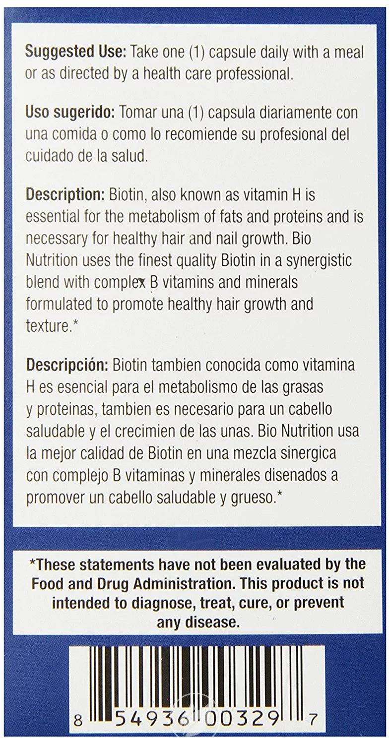Biotin 10000Mcg 60Vc C497160