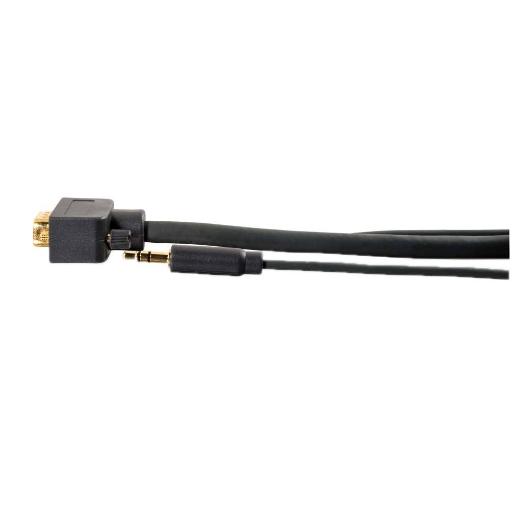 50ft HD15 Monitor Cable with 3.5mm Stereo Audio W998