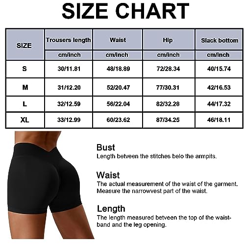 Seamless Scrunch Butt High Waisted Workout Shorts P12748