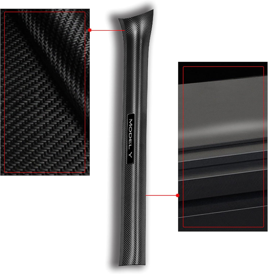 Matte Carbon Fiber ABS Door Sill Protector Set R557050