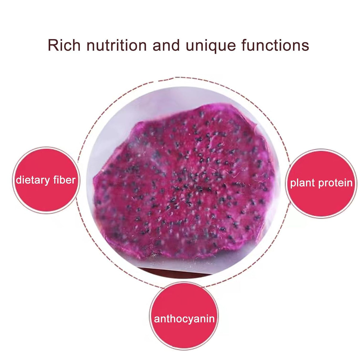 Dried Dragon Fruit Slices 200g C7283