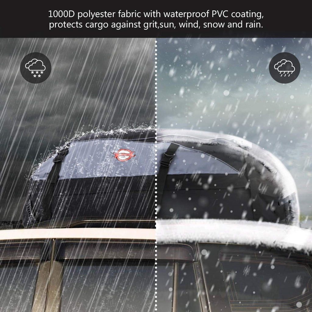 20 Cubic Feet Waterproof Car Roof Bag Cargo Carrier F6815