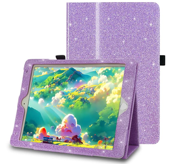 Pink 9.7 inch iPad Case with Pencil Holder N2895