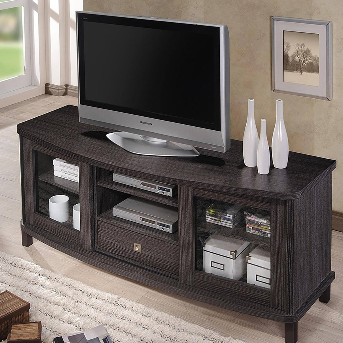Dark Brown TV Cabinet Z610908