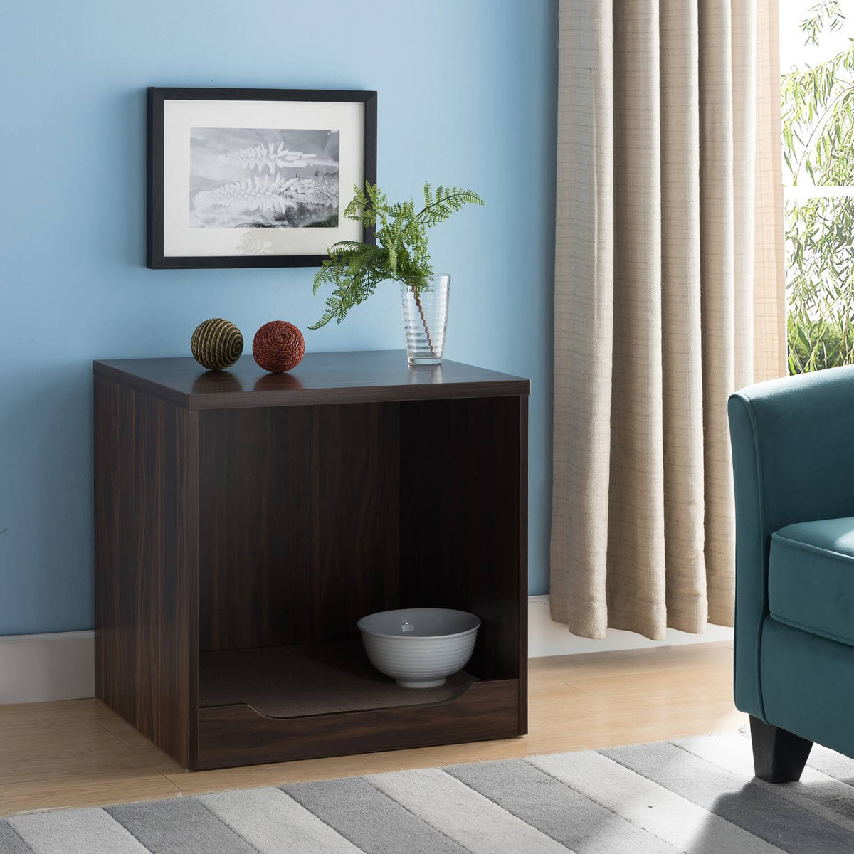Dark Walnut Pet End Table M987