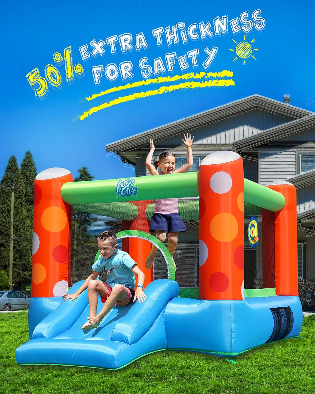 Bounce House with Air Blower W20636