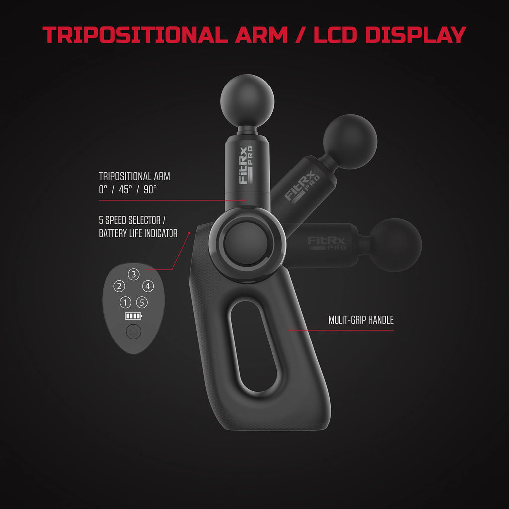 Handheld Percussion Neck and Back Massager W91117