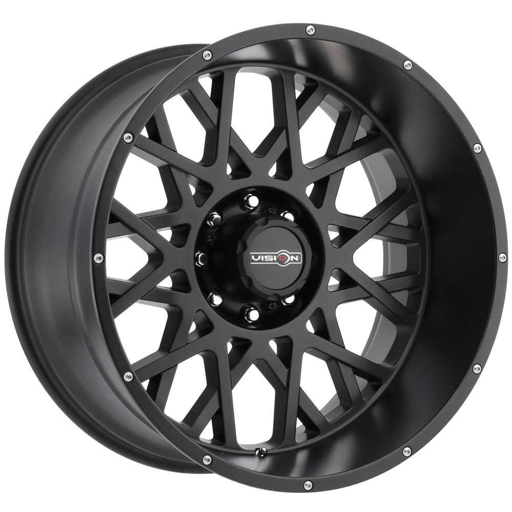Satin Black 24x12 8x165.1 Wheel G226