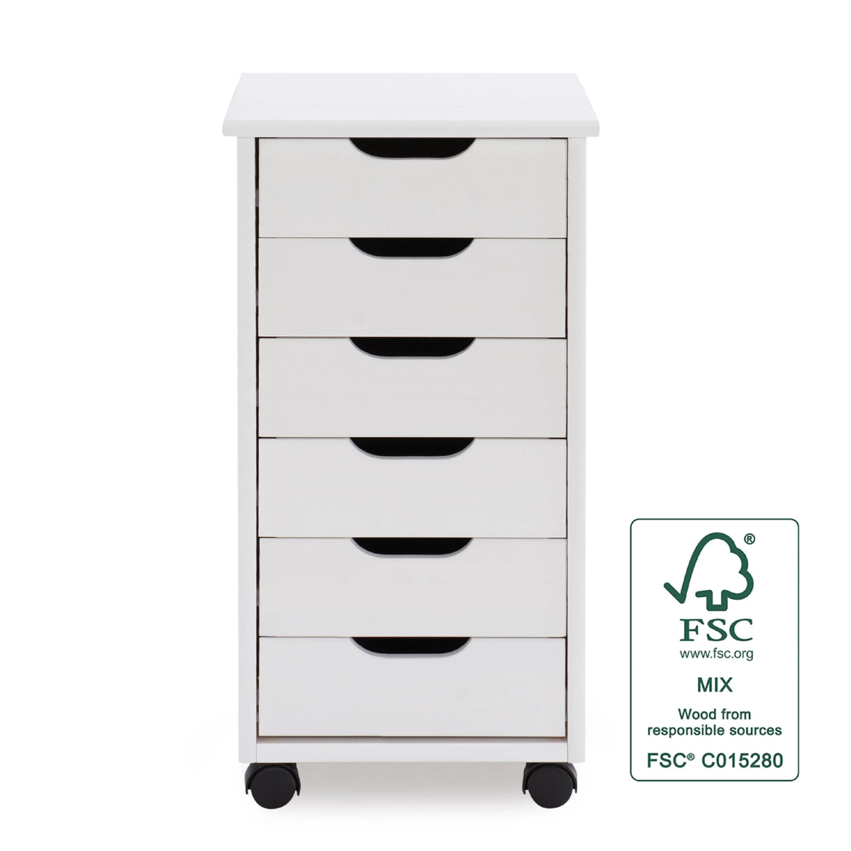 6-Drawer Rolling Storage Cart R21651