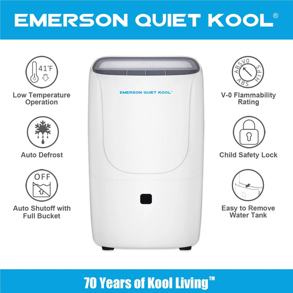 40 Pint Dehumidifier with Front-Access Collection Bucket & 24-Hour Timer G9514