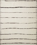 Ivory Black 5'6 x 8'6 Rug I9698