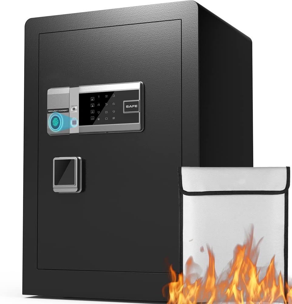 Fireproof Safe Box 2.2 Cubic Feet with Programmable Keypad E562788