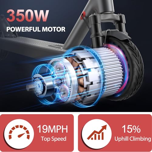 Electric Scooter, Folding, Dual Braking, Dual Suspension, App W80841